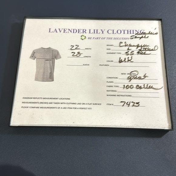 Champion Men's Fitted L Short Sleeve Crew Tee Shirt Black‎ 100% Cotton - Picture 11 of 11